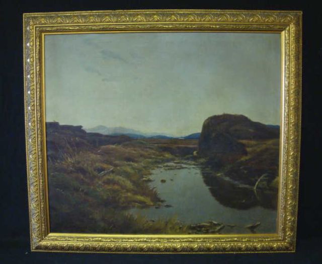 Appraisal: ARENDS Emil O C landscape Signed lower left and inscribed