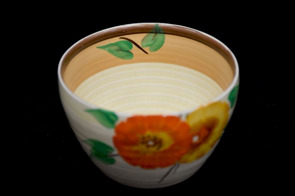 Appraisal: Bizarre Clarice Cliff Art Deco Handless Cup Bizarre Clarice Cliff