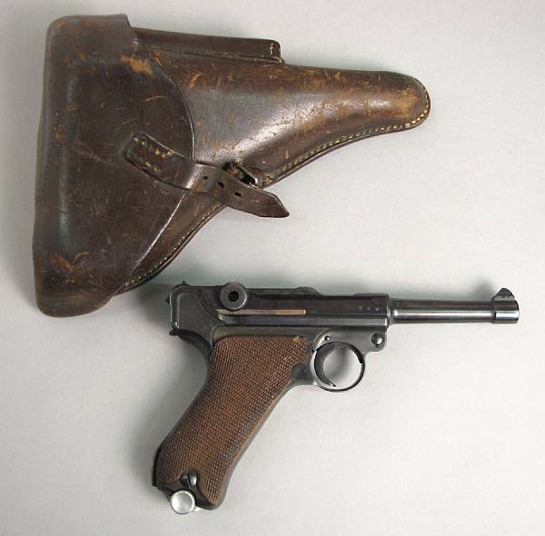 Appraisal: A Mauser S code Parabellum pistol with holster Serial no