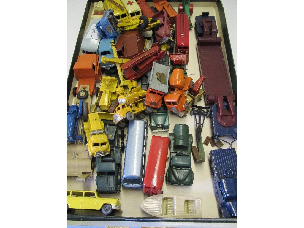 Appraisal: Box of Lesney die-cast models