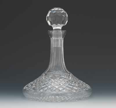 Appraisal: A Waterford Crystal Lismore Ship's Decanter Overall - D at