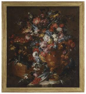 Appraisal: Follower of Bartolomeo Bimbi Italian - Still Life with Flowers