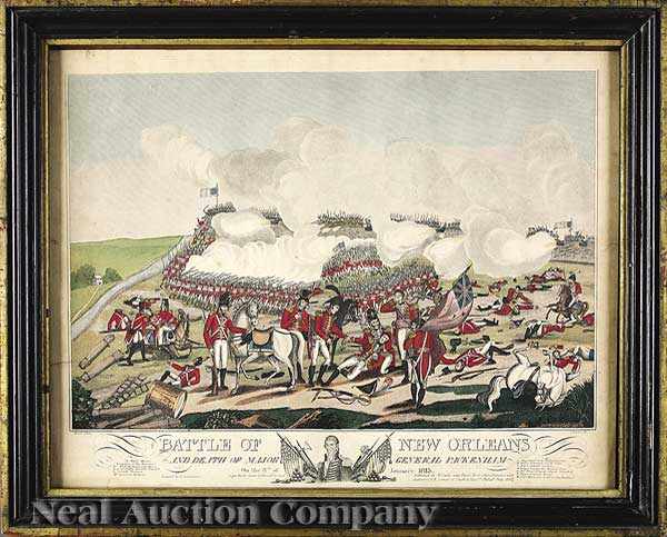 Appraisal: Joseph Yeager American c - Battle of New Orleans and