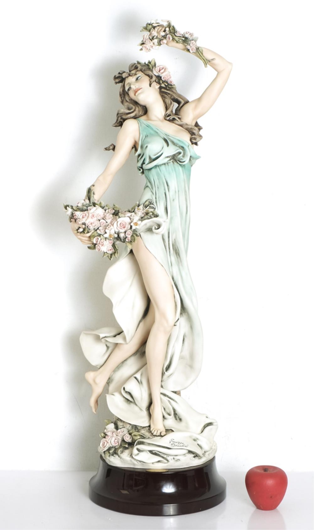 Appraisal: GIUSEPPE ARMANI FLORA ARTIST PROOF EDITIONPalatial porcelain artist proof sculpture