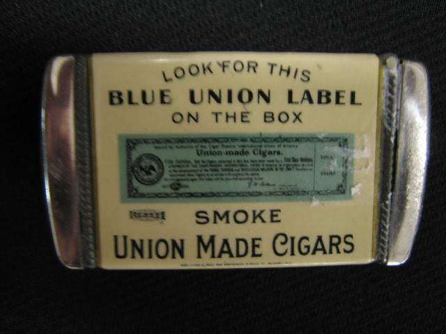 Appraisal: Victorian Advertising Match Safe Smoke Union Made Cigars compliments of