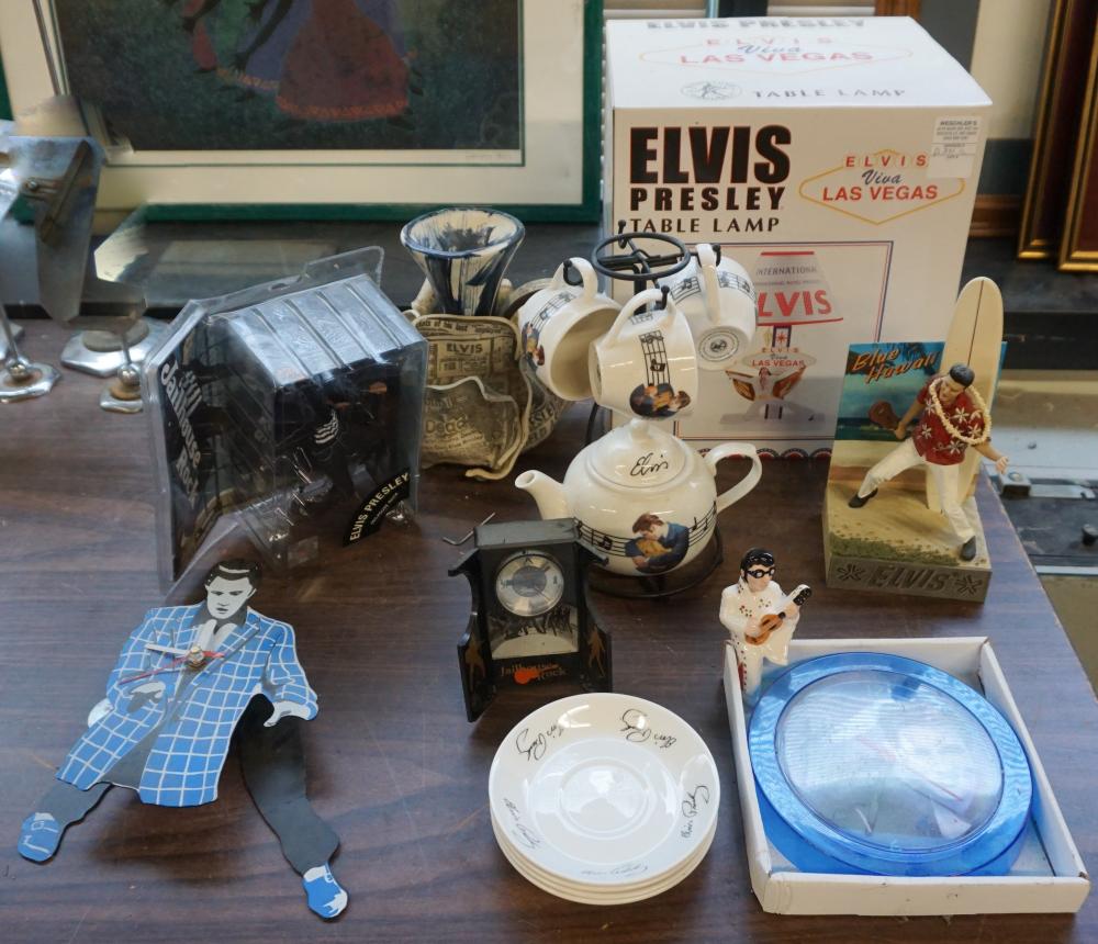 Appraisal: GROUP WITH ELVIS PRESLEY MEMORABILIAGroup with Elvis Presley Memorabilia