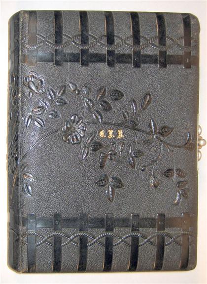 Appraisal: vol Carte-de-Visite Cabinet Card Photo Album ca Full embossed floral