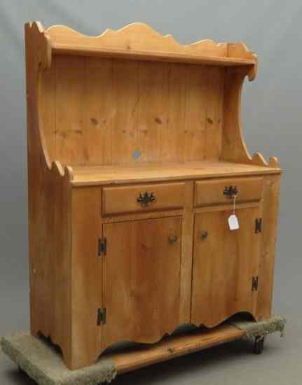 Appraisal: Contemporary pine hutch '' W '' D '' Ht