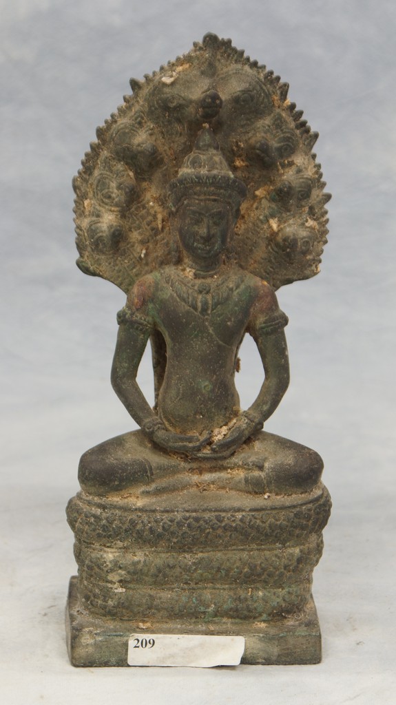 Appraisal: Thai bronze figures of Deity th th Century Height