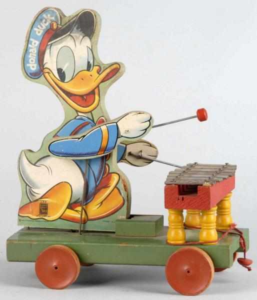 Appraisal: Fisher Price Disney Donald Duck Xylophone Toy Description American Paper