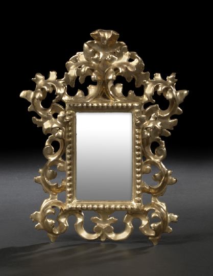 Appraisal: Florentine Exuberantly Carved Giltwood Frame fourth quarter th century in