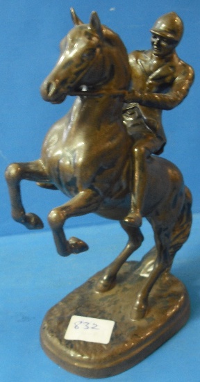 Appraisal: Beswick Huntsman on Rearing Horse Bronze Satin colourway