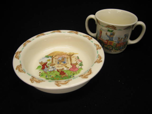 Appraisal: Royal Doulton Bunnykins Baby Set plate and two handled mug