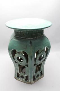 Appraisal: th C Chinese Glazed Garden Seat Height in