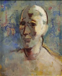 Appraisal: FLOCH Joseph Oil on Canvas Portrait of a Man Signed