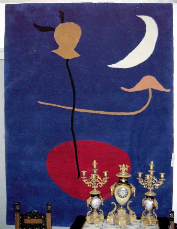 Appraisal: DESIGNER RUG Jean Mir Danseuse Espagnole good condition x cm