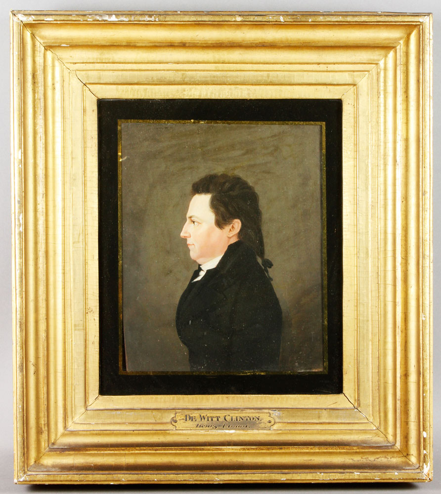 Appraisal: - Inman Portrait of DeWitt Clinton O B Henry Inman