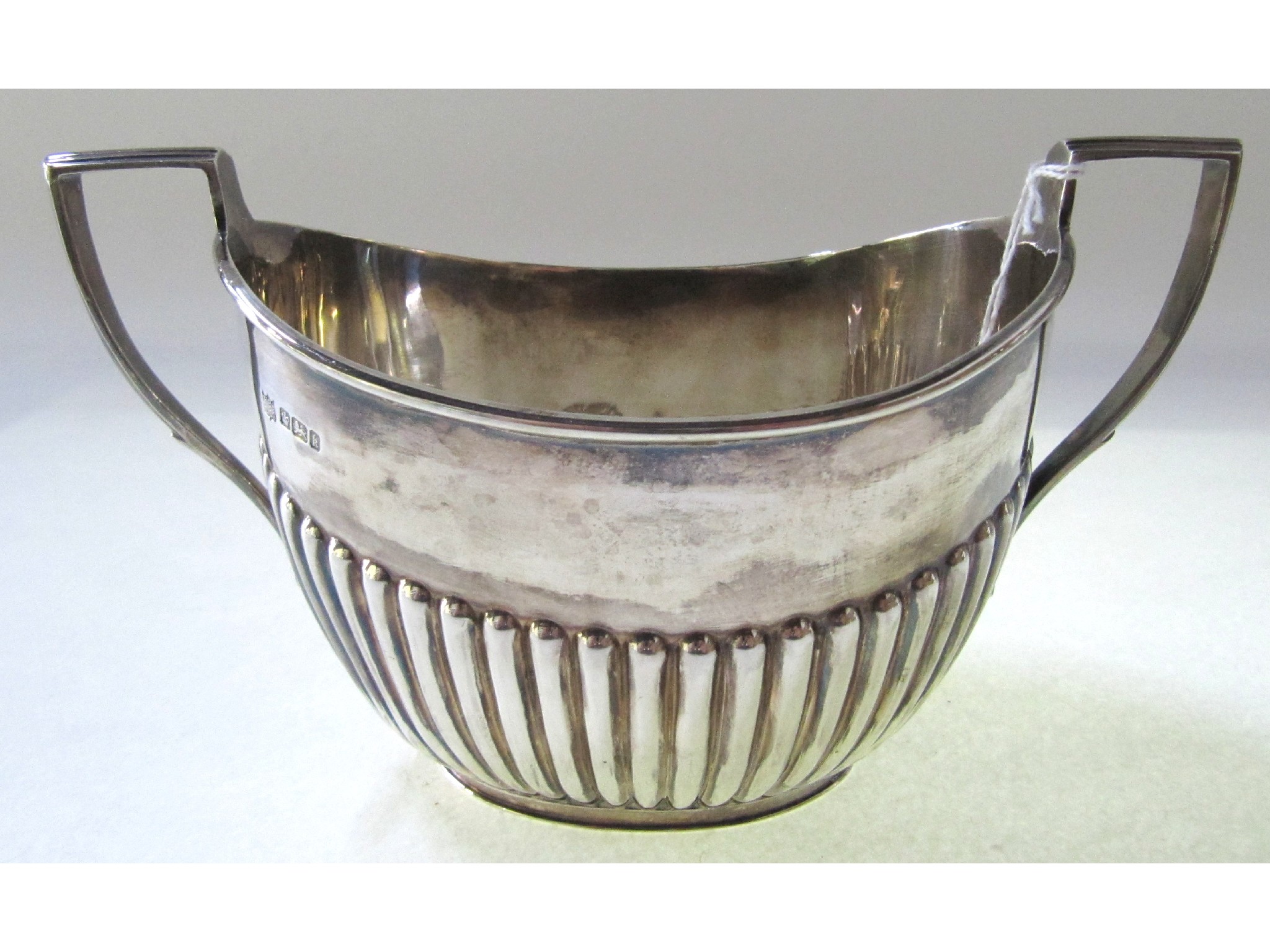 Appraisal: A silver sugar bowl Sheffield