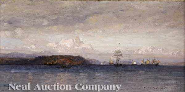 Appraisal: Samuel Colman American - Northwest Coast of Alaska oil on