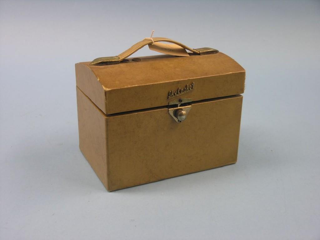 Appraisal: An unusual portable radio Sky Casket contained within vinyl covered