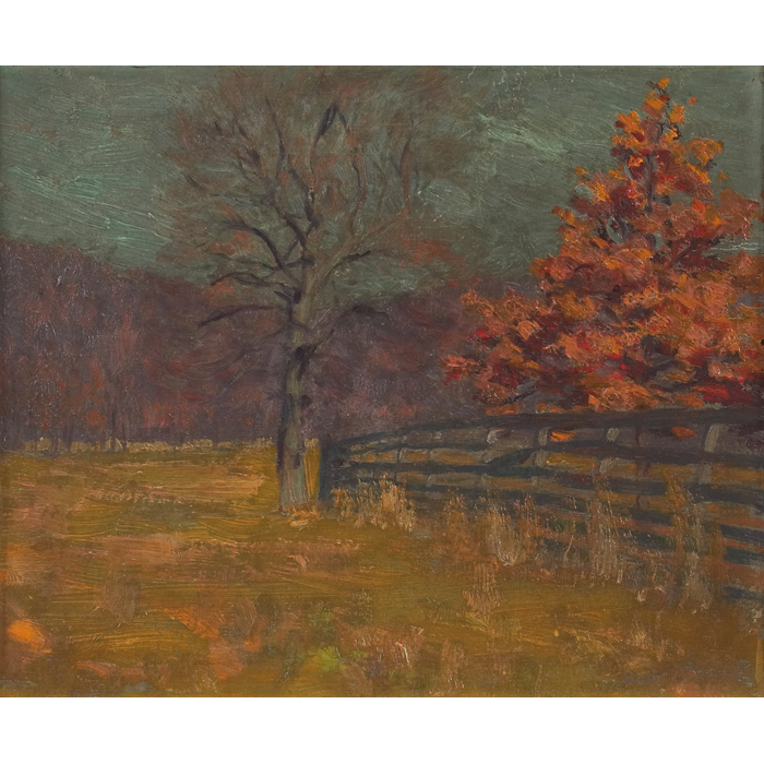 Appraisal: Charles Franklin Galt American b ''Autumn Tree '' c oil