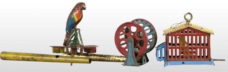 Appraisal: Lot of Tin Animal Penny Toys Description German Includes one