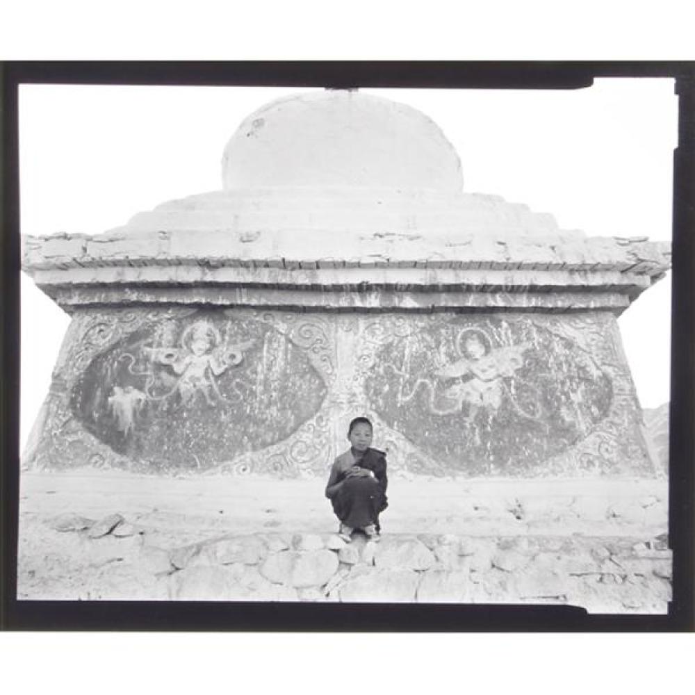 Appraisal: CHRIS RAINIER AMERICAN TH CENTURY YOUNG MONK PHYONG LADAKH PHOTOGRAPH