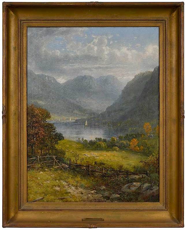 Appraisal: Attributed to Edmund Darch Lewis Pennsylvania - On The Hudson