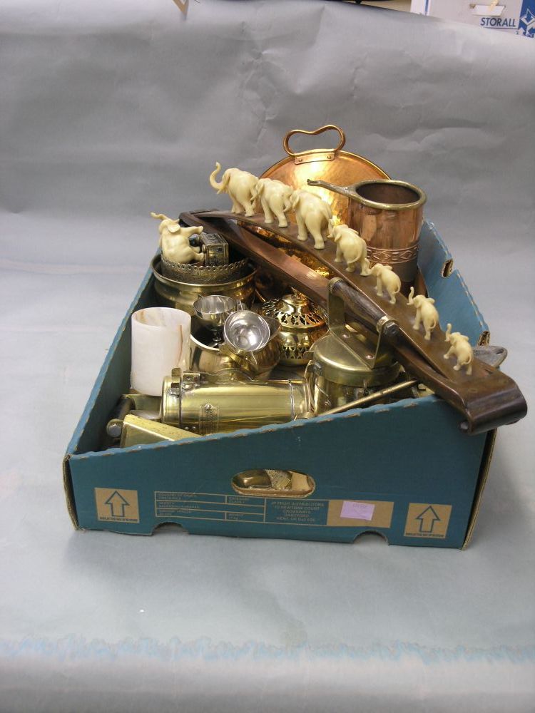 Appraisal: An assortment of metalware to include a pair of CEAG