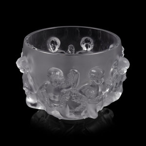 Appraisal: A Lalique Luxembourg Vase Second Half th Century Height inches