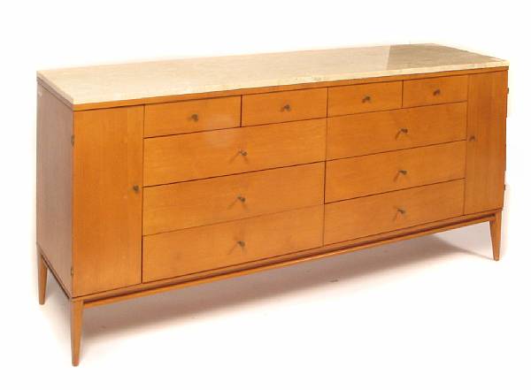 Appraisal: A Paul McCobb 'Planner Group' maple dresser with four short