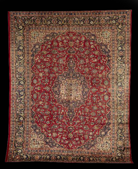 Appraisal: Persian Mashad Carpet ' x '