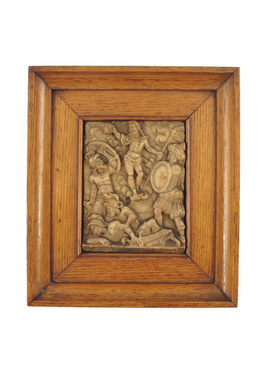 Appraisal: An early th century Malines alabaster plaque