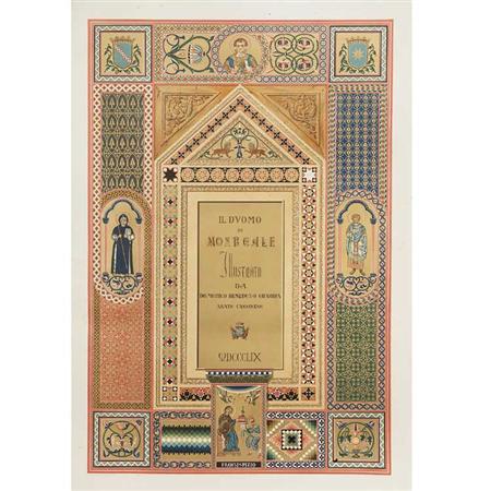 Appraisal: COLOR PLATE GRAVINA DOMENICO BENEDETTO Il Duomo di Monreale illustrato