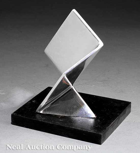 Appraisal: Arthur Silverman American New Orleans b Abstract Sculpture on a