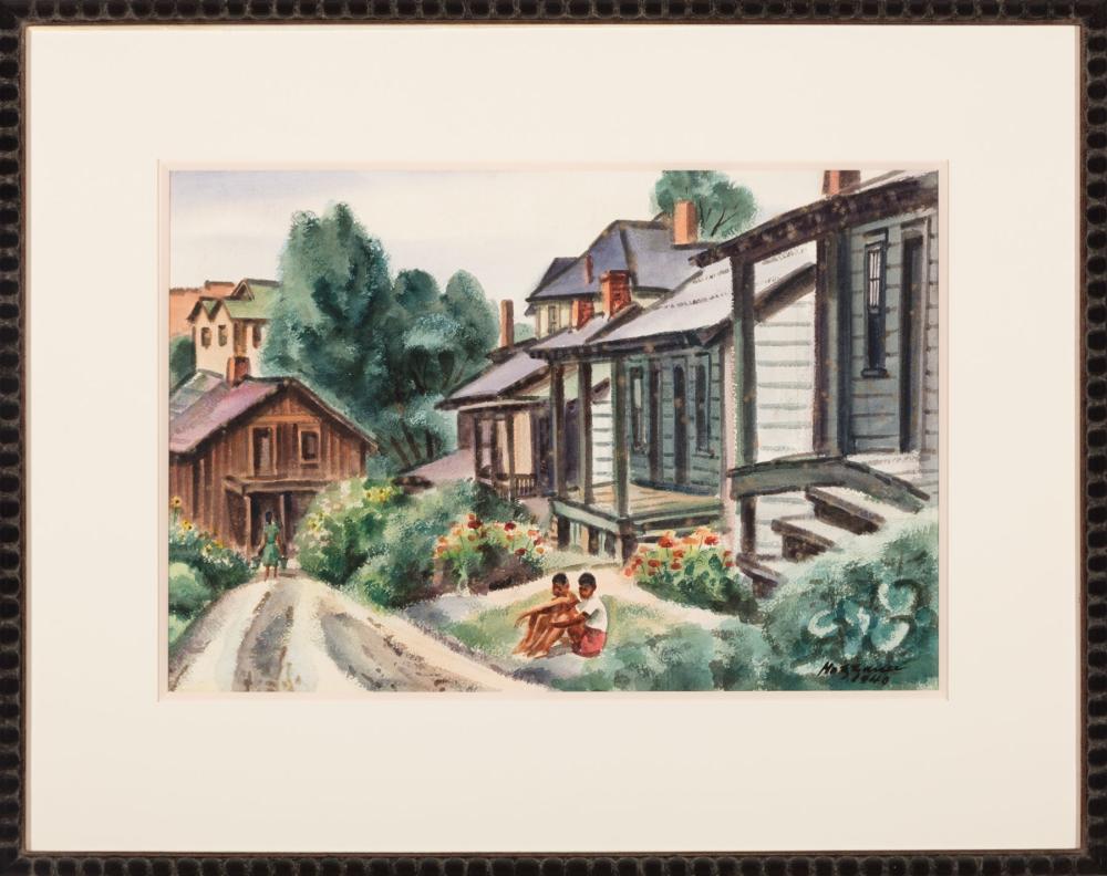 Appraisal: Emil Holzhauer American Florida - A Summer's Day Georgia watercolor