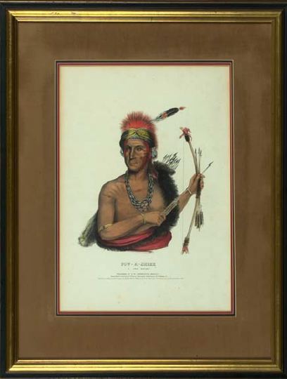 Appraisal: McKenney and Hall American th Century POW-A-SHEEK a Fox Chief