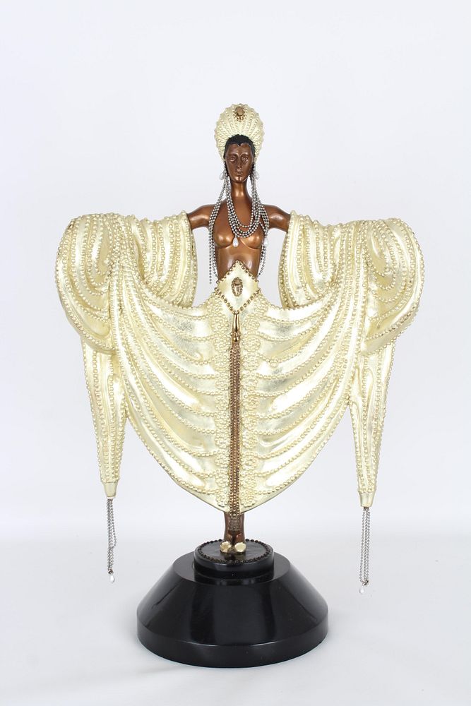 Appraisal: ERTE Radiance Bronze Sculpture Romain Erte De Tirtoff - Radiance