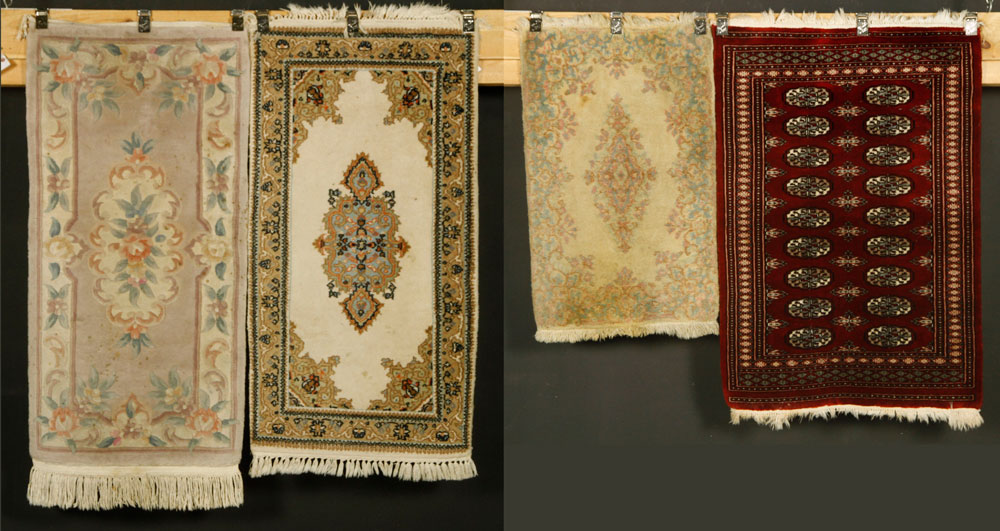 Appraisal: - Assorted Scatter Carpets Lot of four assorted scatter carpets