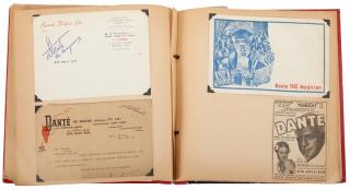 Appraisal: Dante Harry August Jansen Scrapbook of Dante the Magician Ephemera