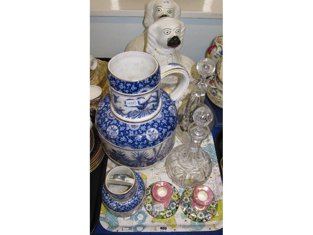 Appraisal: Lot comprising two trays of assorted ceramics and glass -