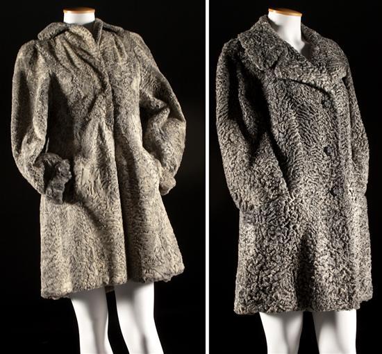 Appraisal: Two Persian lamb coats