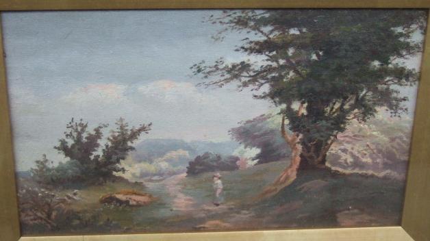 Appraisal: English School late th century A child on a path