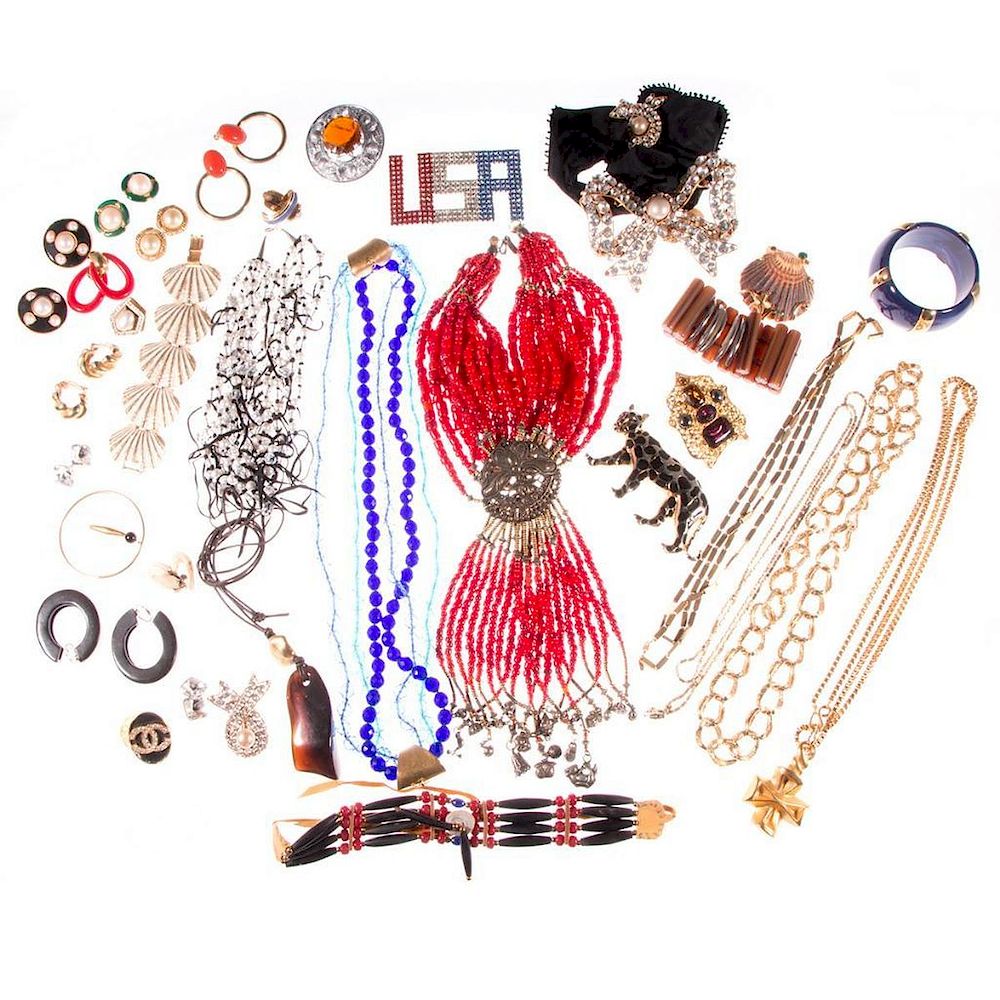 Appraisal: Collection of costume jewelry including St John Carolee and Dotty