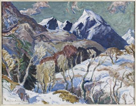 Appraisal: JOHN MACLAUCHLAN MILNE R S A SCOTTISH - WINTER IN