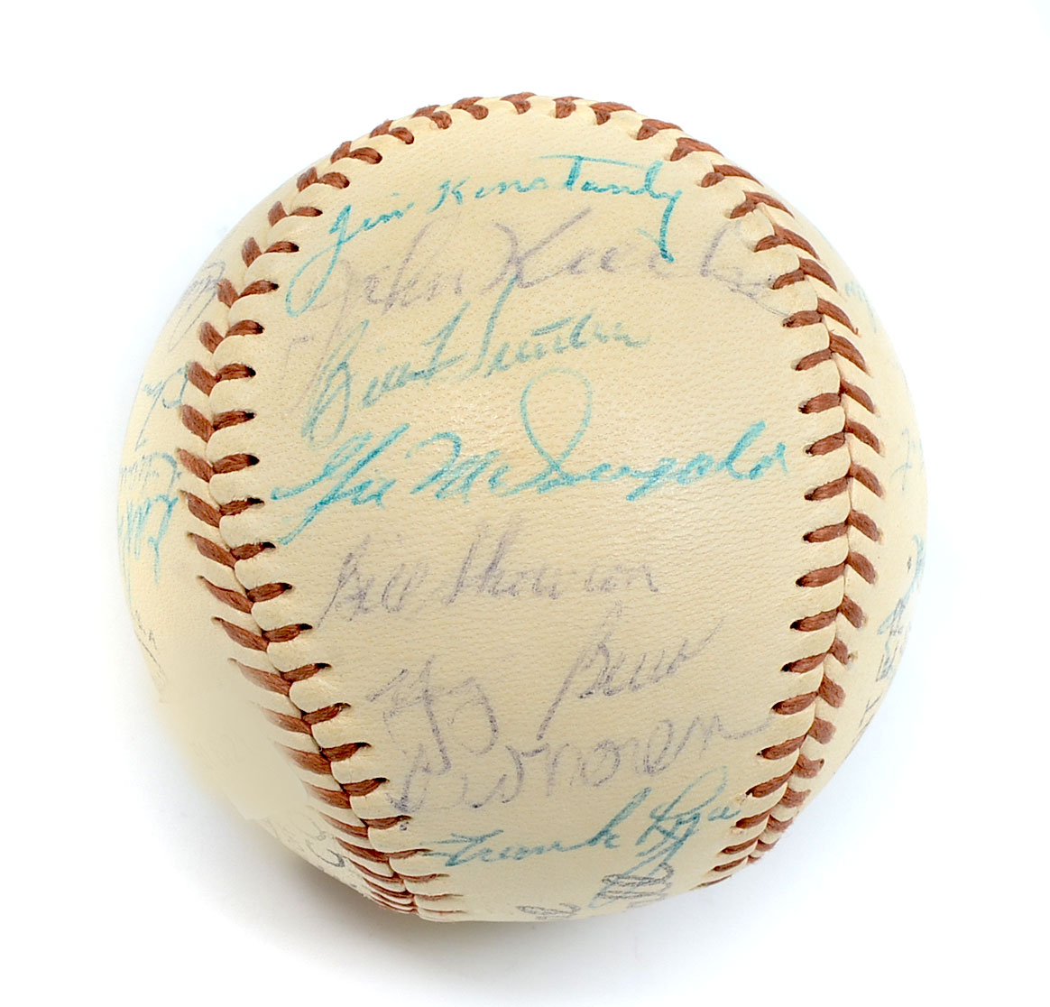 Appraisal: NEW YORK YANKEES TEAM BASEBALL Includes an early Mickey Mantle