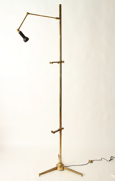 Appraisal: ITALIAN BRASS EASEL ANGELO LELLI FOR ARREDOLUCE An Italian brass