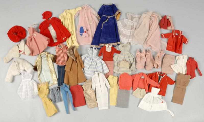 Appraisal: Early Barbie Doll Clothing Lot Description Large group of Barbie