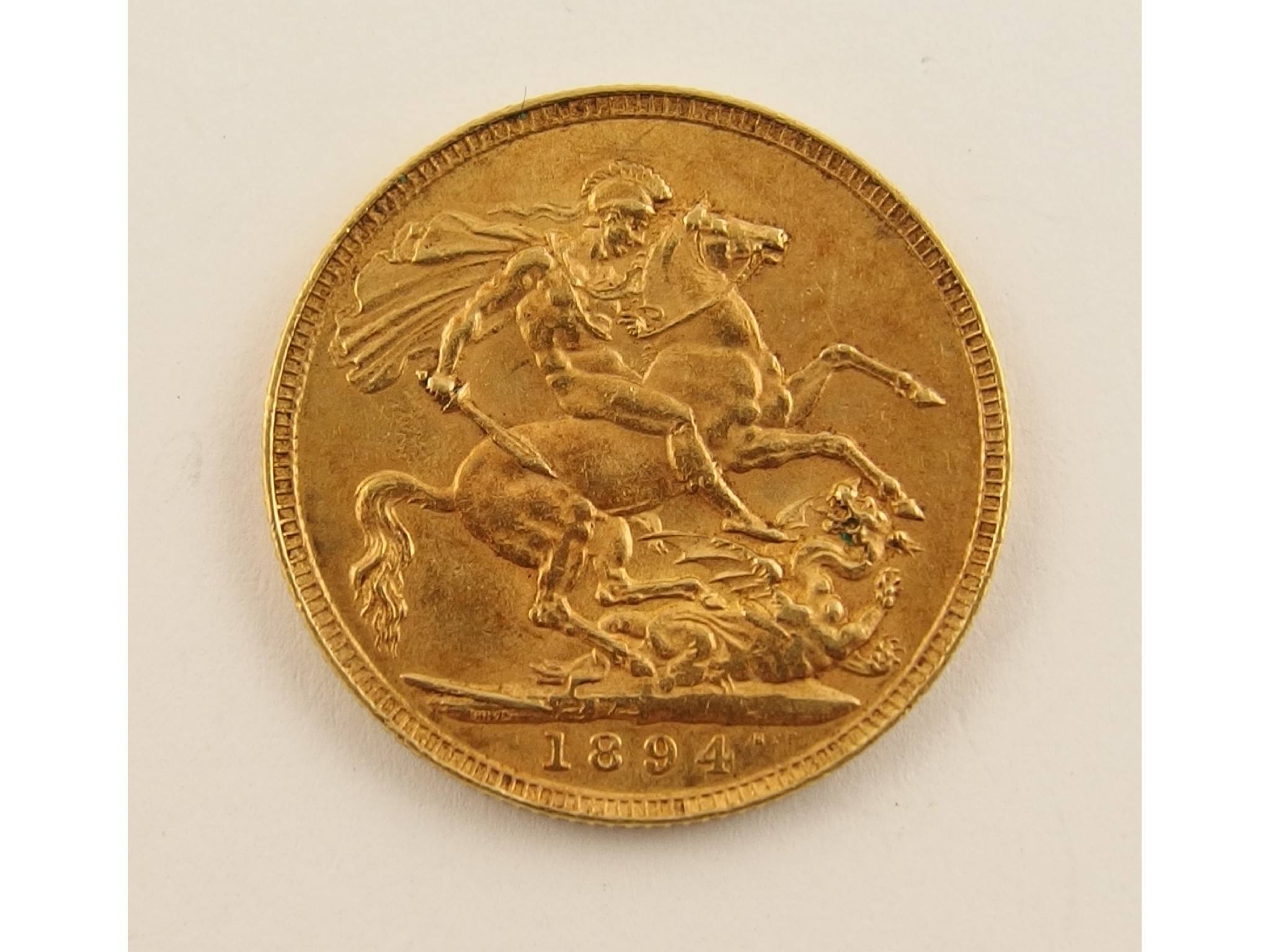 Appraisal: A gold full sovereign dated