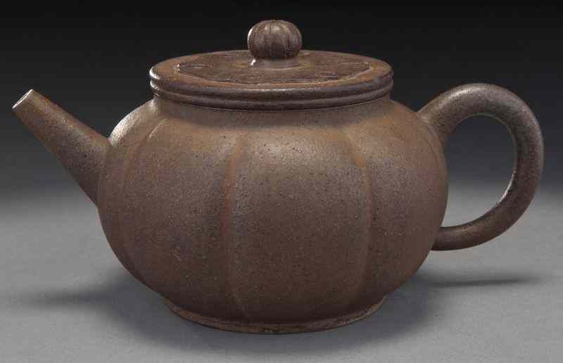 Appraisal: Chinese Ming Yixing teapot attr to Chen Zi Qi molded